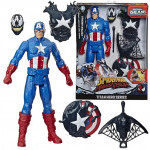Hasbro Avengers Figurka Captain America s power fx příslušenstvím E8683
