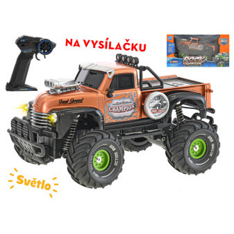 R/C auto terénní na dálkové ovládání na baterie, 23cm 1:18 plná funkce, se světlem