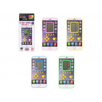 Elektronická hra, tetris 7 x 2 x 17,5 cm