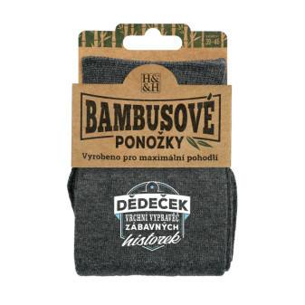 Albi Bambusové ponožky - Dědeček vel. 39-46