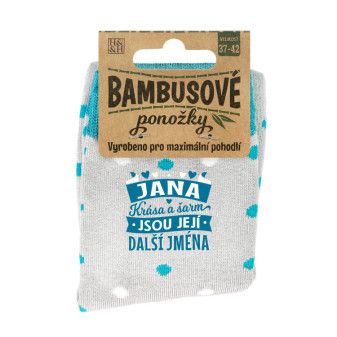 Albi Bambusové ponožky - Jana vel. 37-42