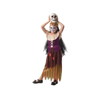 Šaty na karneval - čarodějka, 120 - 130 cm
