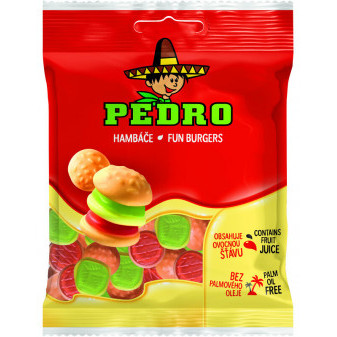 Pedro Želé bonbóny Pedro Hambáče 80 g