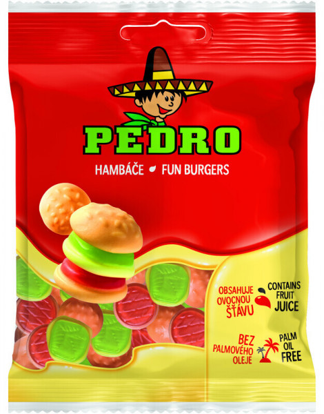 Pedro Želé bonbóny Pedro Hambáče 80 g