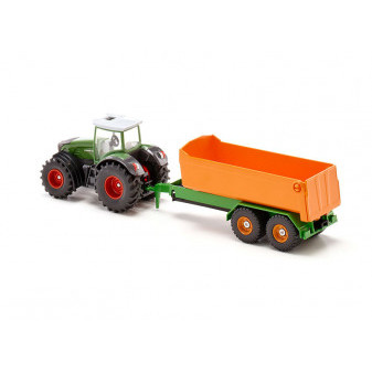 Siku 1989 Farmer traktor New Fendt s vyklápěcím přívěsem 1:50