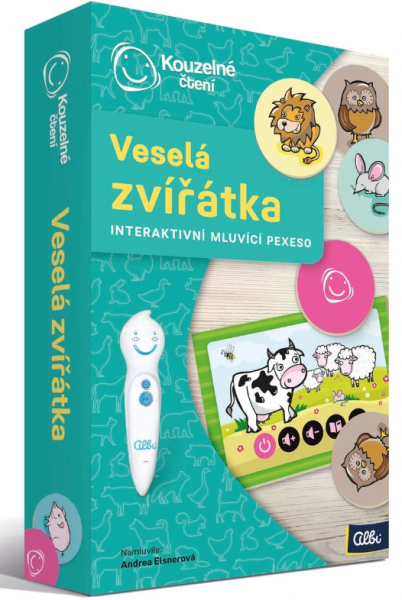 Albi Kouzelné čtení pexeso Veselá zvířátka