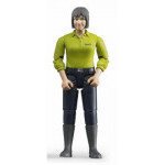 Bruder 60405 Bworld Figurka Žena - zelená košile, tmavé kalhoty