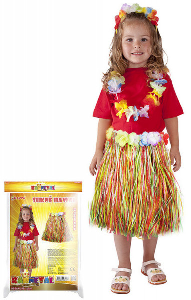 Sukně hawai dětská  50 cm barevná