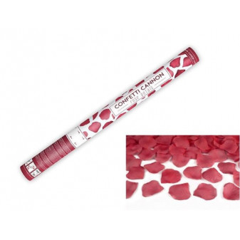 Konfety 60cm rudě červené okvětní lístky - Svatba / Valentýn