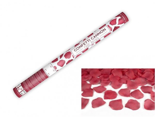Konfety 60cm rudě červené okvětní lístky - Svatba / Valentýn