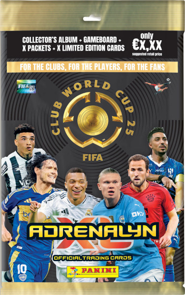 PANINI FIFA CLUB WORLD CUP 2025 - ADRENALYN - starter set