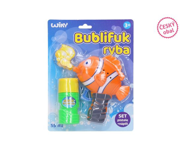 Bublifuk ryba set 55 ml - český obal