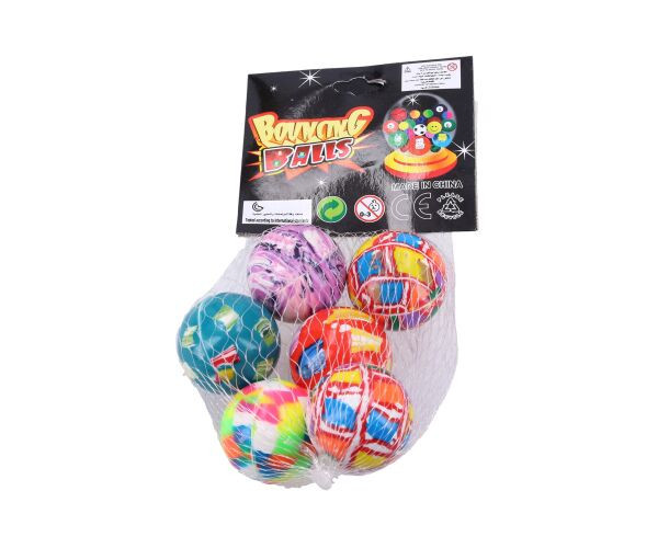 Hop koule 3 cm set 6 ks skákací míčky