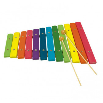 BINO xylofon 12 tónů dřevěný