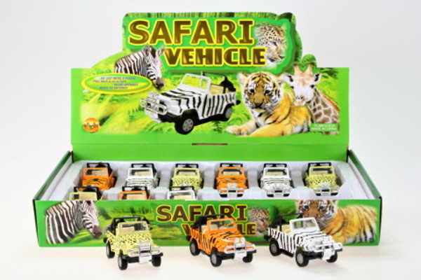Safari kovové autíčko jeep džíp