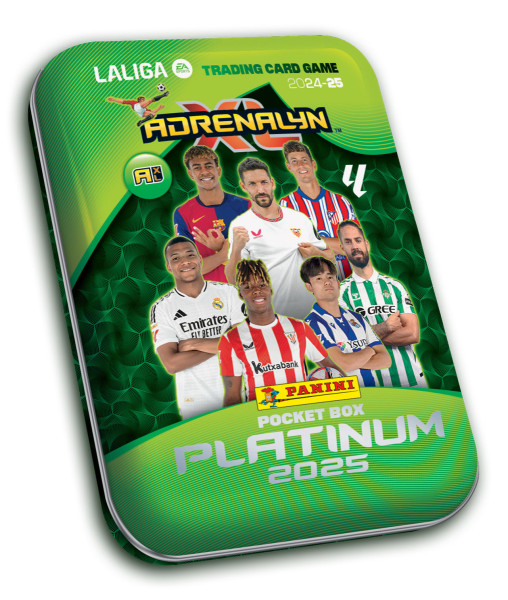 PANINI LALIGA 2024/2025 - ADRENALYN karty - plechová krabička (pocket)