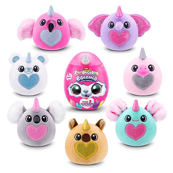 Asmodee Zuru Rainbocorns Eggzania Baby Mania plyšové překvapení