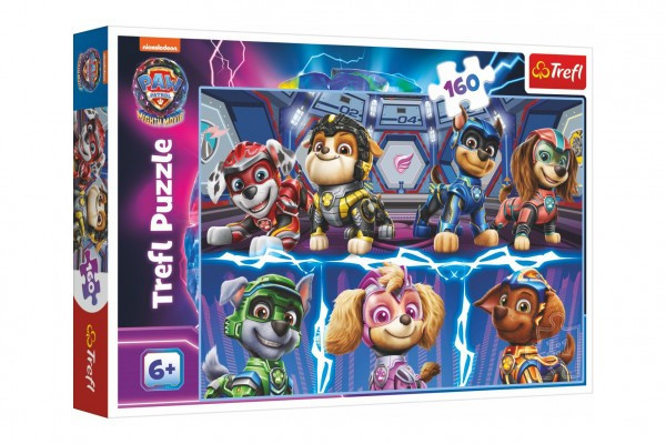 Trefl Puzzle Psí přátelé Tlapková patrola/Paw Patrol 41x27,5cm 160 dílků v krabici 29x19x4cm