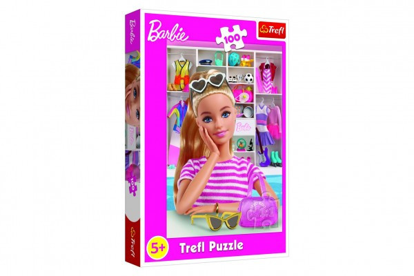 Trefl Puzzle Seznamte se s Barbie 100 dílků v krabici