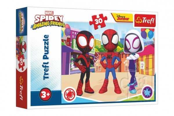 Trefl Puzzle Dobrodružství Spideyho a přátel