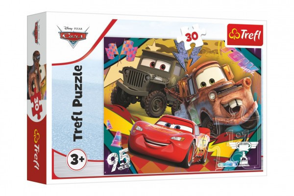 Trefl Puzzle 18293 Puzzle Cars 3 Rychlá auta 30 dílků v krabičce.