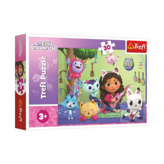 Trefl Puzzle Gabby a její krásný domeček pro panenky 30 dílků