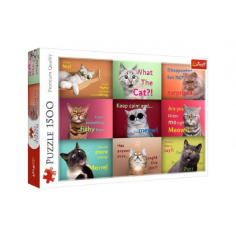 Trefl Puzzle Legrační kočičí tváře