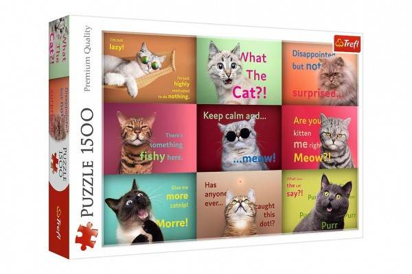 Trefl Puzzle Legrační kočičí tváře