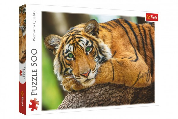 Trefl Puzzle Portrét tygra 500 dílků