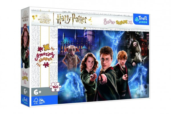Trefl 50034 Puzzle Kouzelný svět Harryho Pottera 160 XL Super Shape 60x40cm v krabici 40x27x6cm