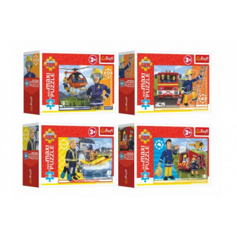 Tefl Minipuzzle miniMAXI 20 dílků Hrdinský Požárnik Sam