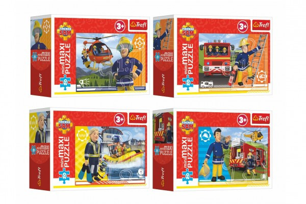 Tefl Minipuzzle miniMAXI 20 dílků Hrdinský Požárnik Sam