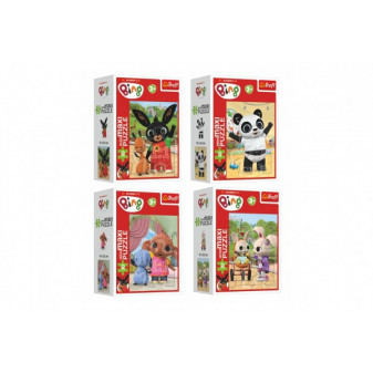 Trefl Minipuzzle miniMaxi 20 dílků Bingovi přátelé Králíček Bing 4 druhy