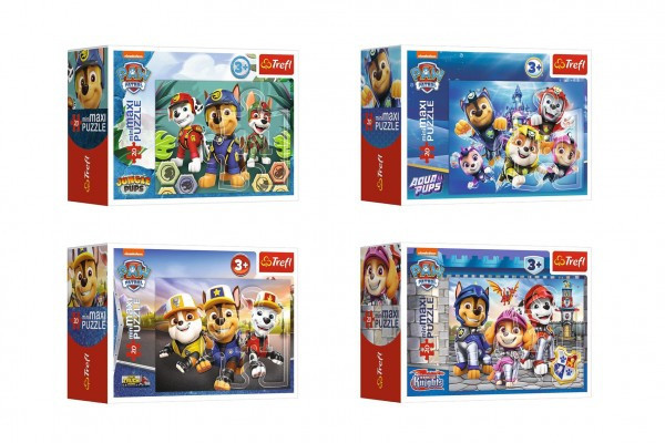 Trefl Minipuzzle miniMAXI 20 dílků Tlapková patrola/Paw Patrol 4 druhy v krabičce