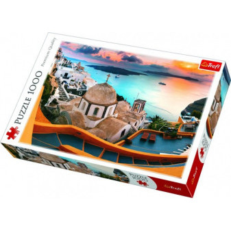 Trefl Puzzle Santorini 1000 dílků v krabici 40x27x6cm