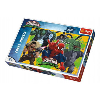 Trefl Puzzle Spiderman vs Sinister 6 Disney 260 dílků