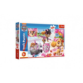 Trefl Puzzle Paw Patrol/Tlapková patrola Skye v akci 100 dílků