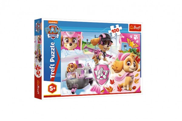 Trefl Puzzle Paw Patrol Tlapková patrola Skye v akci 100 dílků