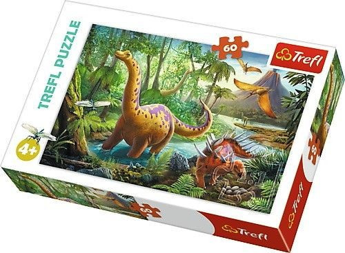 Trefl 117319 puzzle Dinosauři 33 x 22 cm 60 dílků