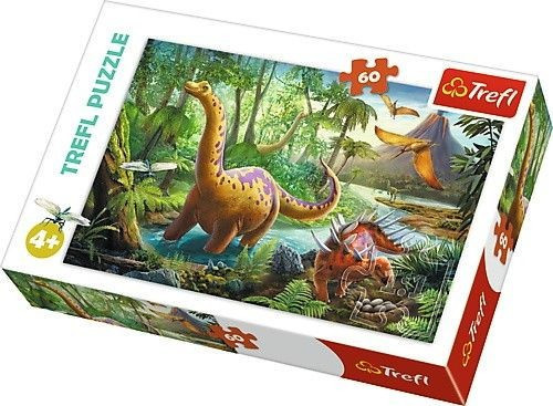 Trefl 117319 puzzle Dinosauři 33 x 22 cm 60 dílků