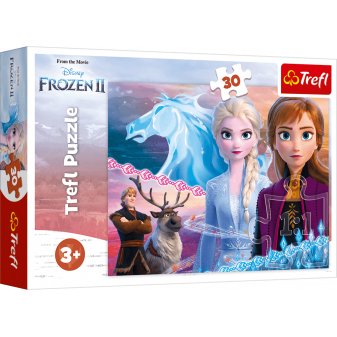 Trefl Puzzle Ledové království 2: Odvážné sestry 30 dílků