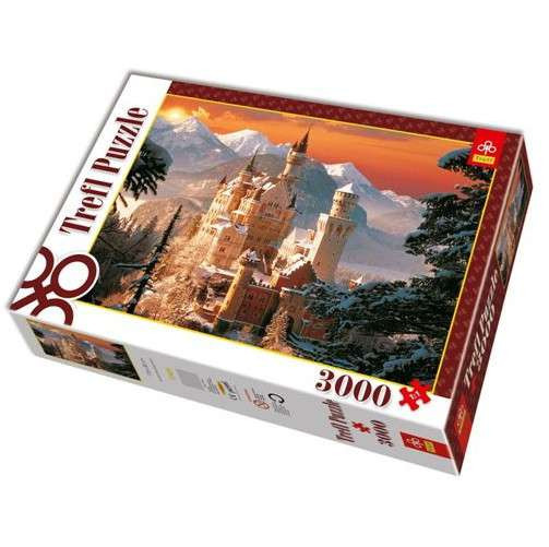 Trefl 133025 Zimní zámek Neuschwanstein 3000 dílků