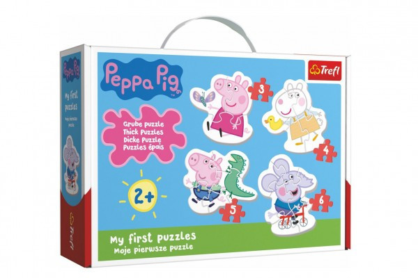 Trefl Puzzle pro nejmenší Prasátko Peppa/Peppa Pig 18 dílků