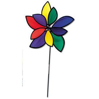 Bino Látkový větrník dvojitý - Kytka průměr 57 cm