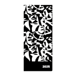 Diář PVC měsíční 2025 Faces