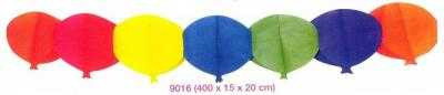 Anděl girlanda 400 x 15 x 20 cm balónky