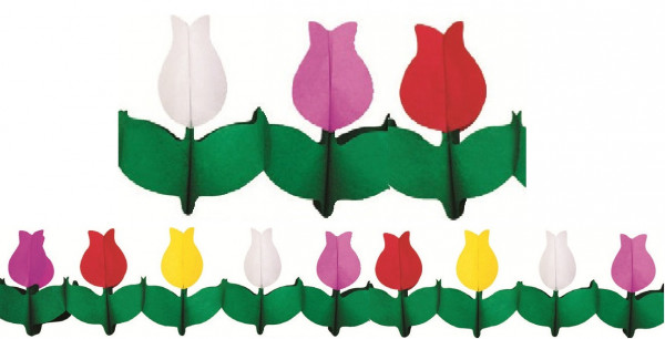 Anděl girlanda Tulipány 400 x 21 x 21cm