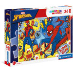 Clementoni 24216 Puzzle SuperColor Maxi Spiderman 24 dílků