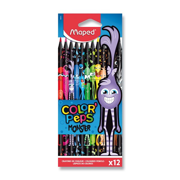 Maped Pastelky Color'Peps Monster - 12 barev