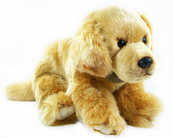 Plyšový pes zlatý retriever 28 cm